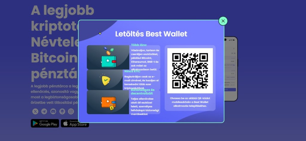 Töltsd le a Best Wallet alkalmazást