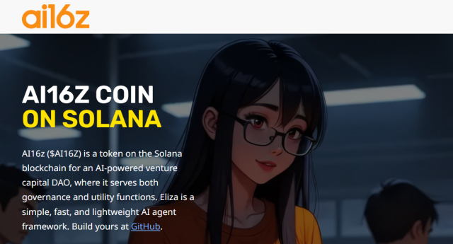 ElizaOS home page - Crypto AI Agent