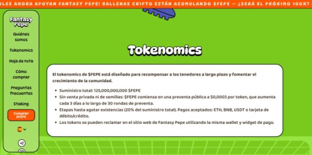 tokenómica de FEPE