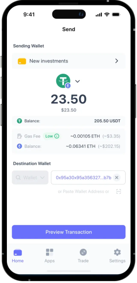 Fees best wallet