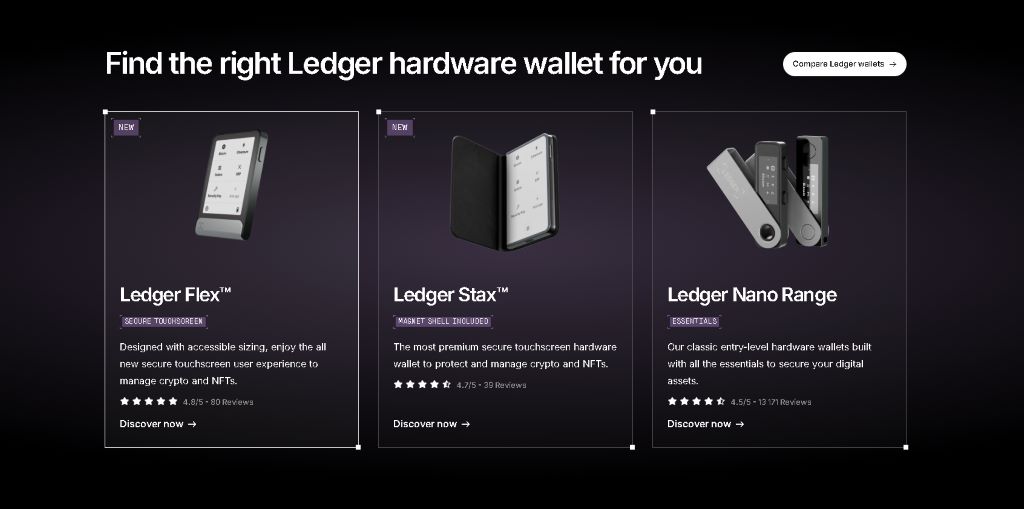 Hardveres Cardano tárcák
