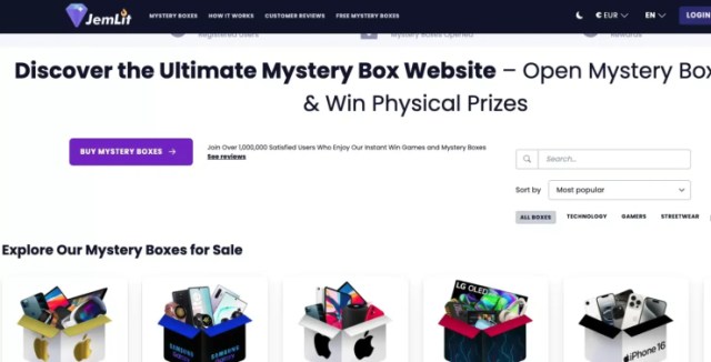 Jemlit üllatuskast - auhinnamäng Eestis