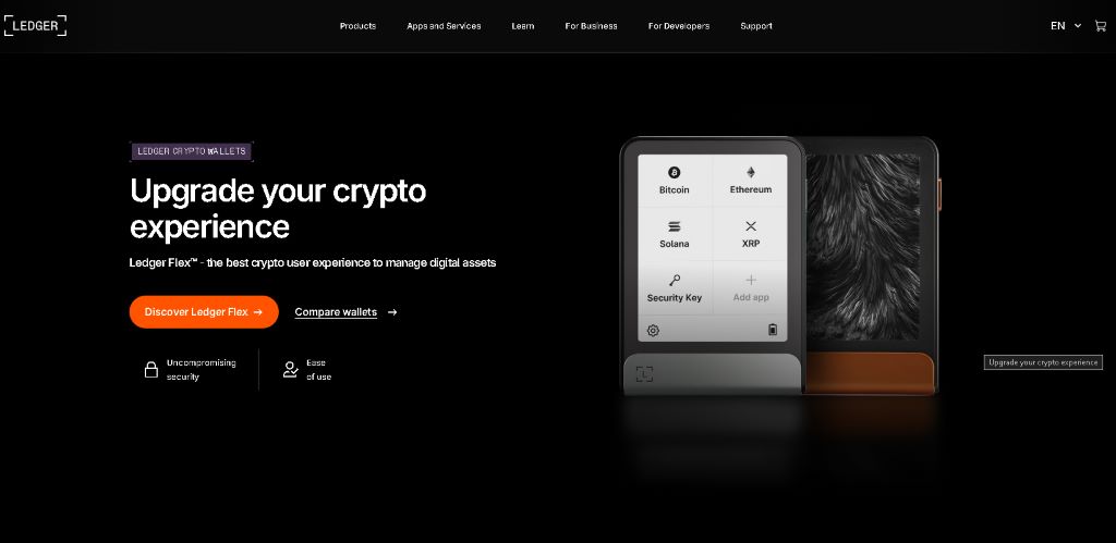 Ledger Stax Prémium hardvertárca