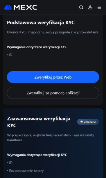 MEXC KYC