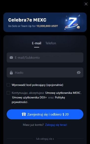 crypto copy trading MEXC konto