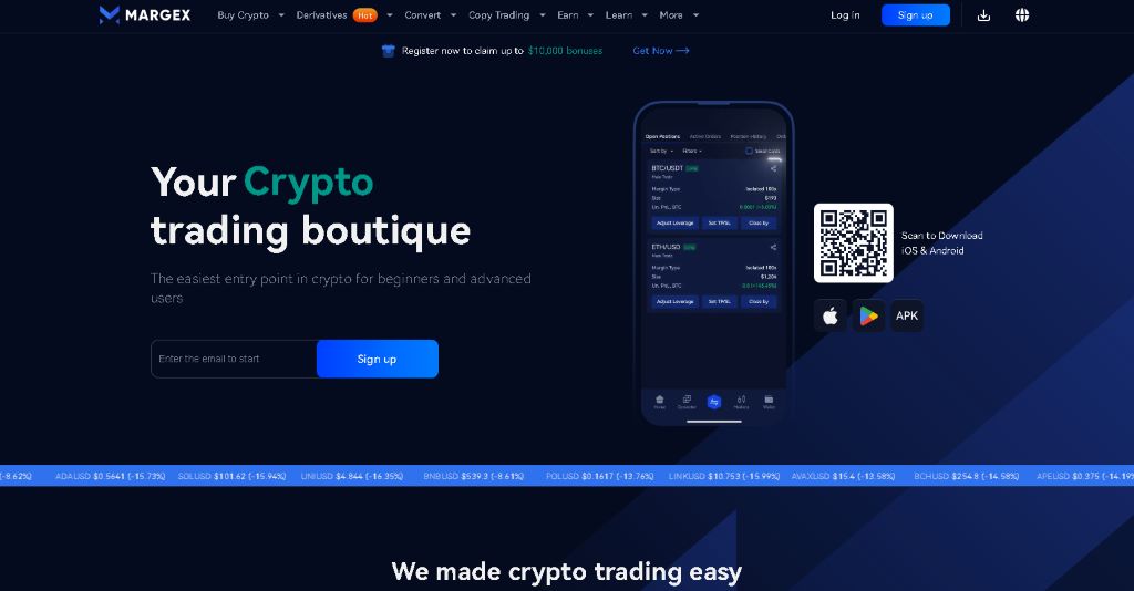 Margex pokročilé obchodování s pákou