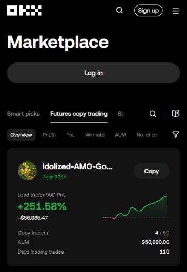 OKX copy trading opinie