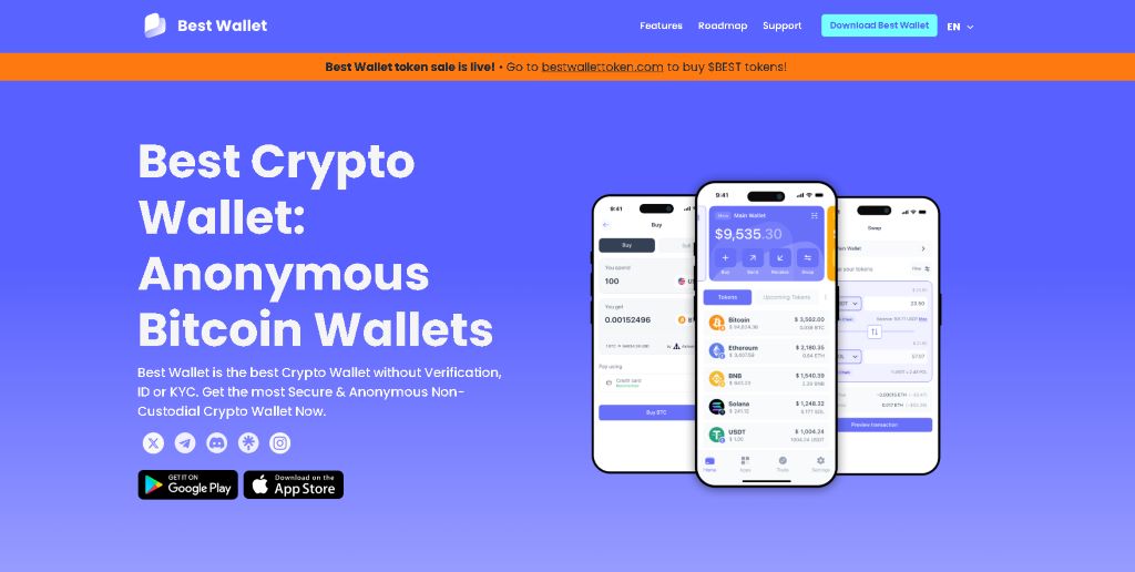 Pronađi i kreiraj svoj nalog na Best Wallet-u