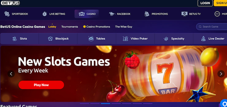 new slots games at betus. an alternative site to bovada