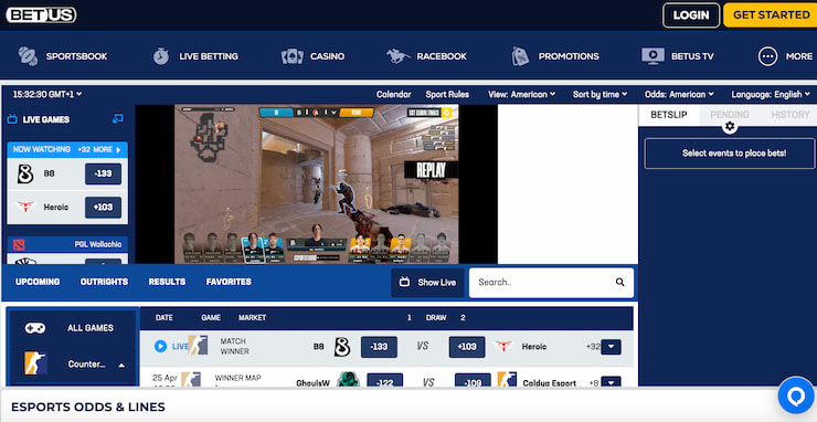 betus csgo gambling site - live odds