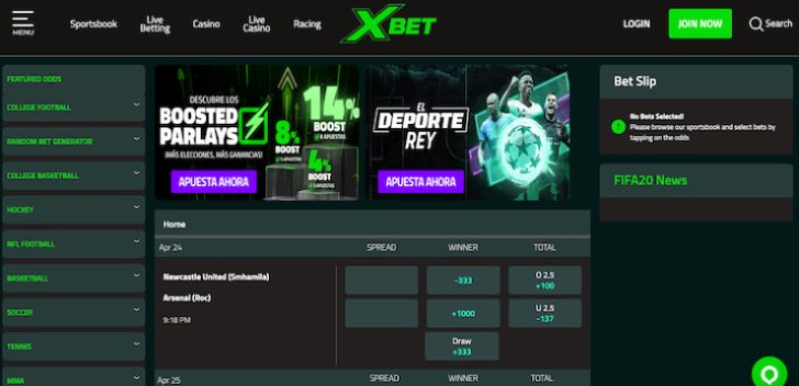 esports betting options at xbet sportsbook
