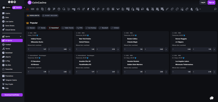 CoinCasino - Florida sports betting site CoinCasino - Florida sports betting site