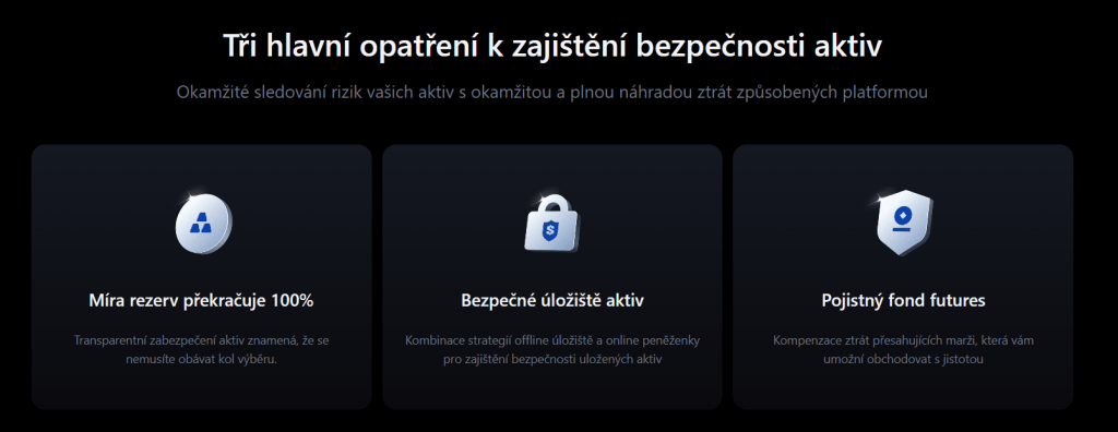 Bezpečnostní opatření burzy MEXC - nejlepší burza na kryptoměny.