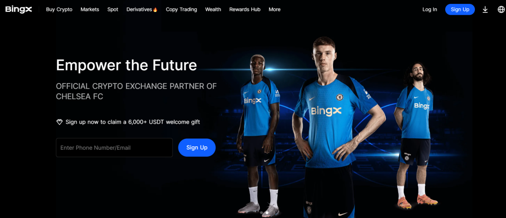 Platforma BingX.