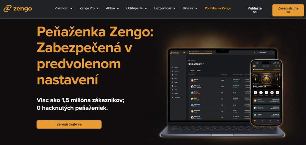 Softwarová krypto peňaženka Zengo Najbezpečnejšia voľba v roku 2025