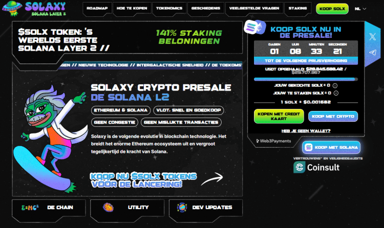 Solaxy SOLX presale