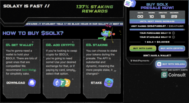 Solaxy presale website