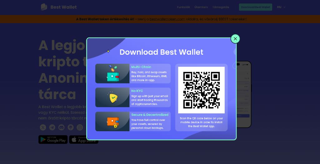 Töltsd le és telepítsd a Best Wallet alkalmazást