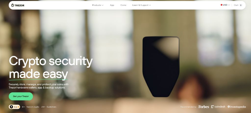 Trezor Prvobitni hardverski novčanik