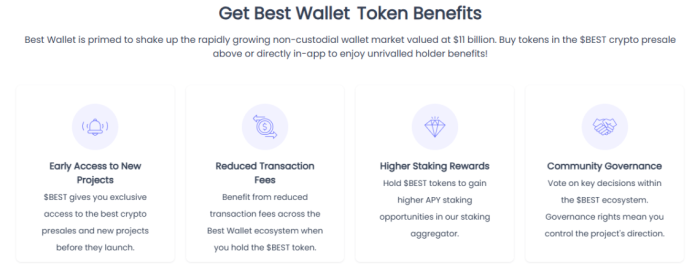 Best Wallet Token benefits