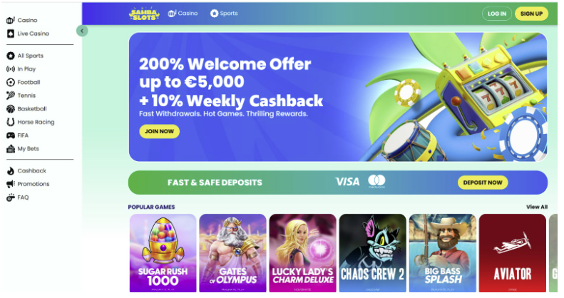 casino online senza deposito - samba slots