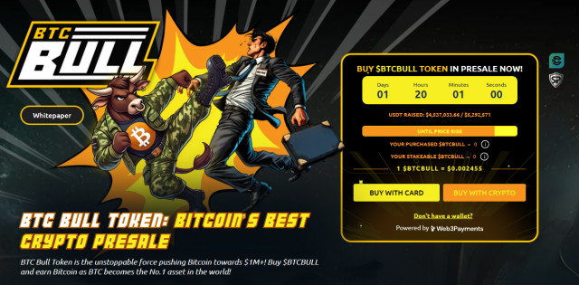 Bitcoin Bull presale BTCBULL 2025