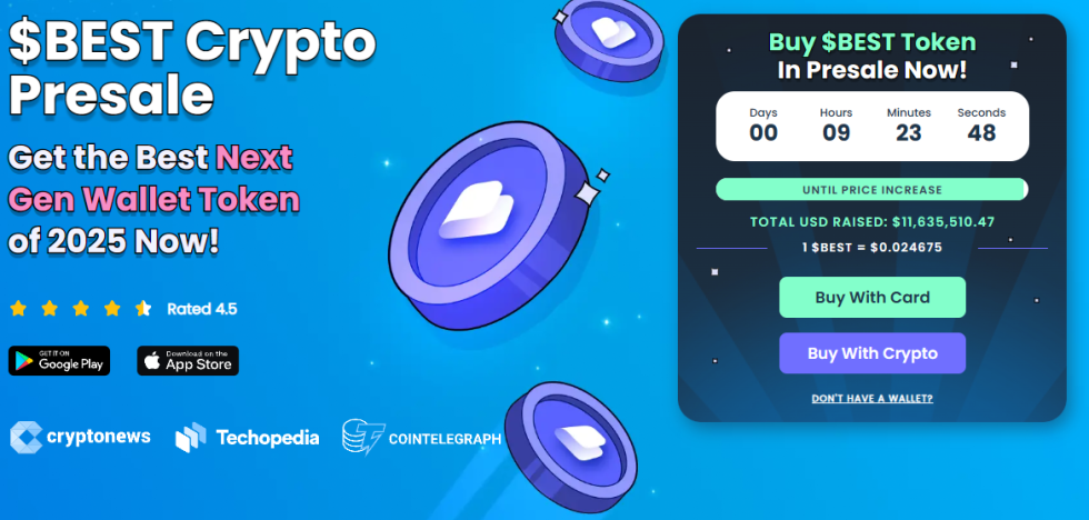 Best Wallet Token presale 2025