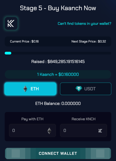 $KNCH 구매창