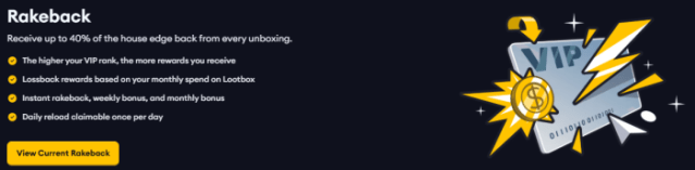 Rakeback on Lootbox