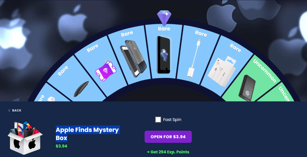 Apple mystery box na Jemlit