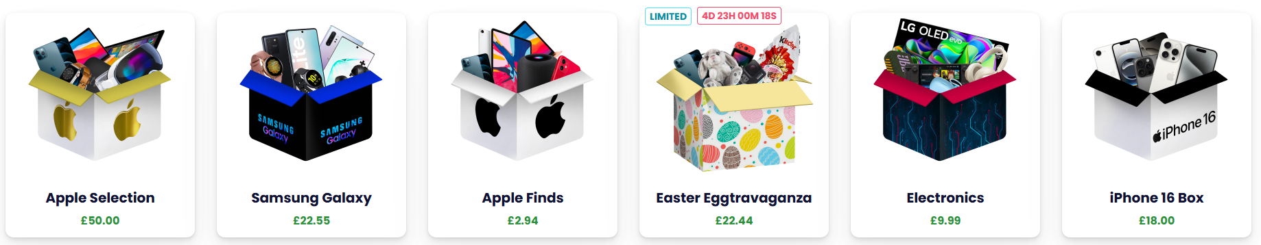 JemLit mystery box categories