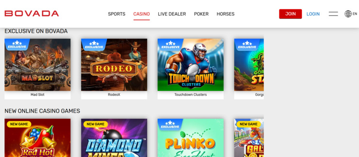 Illinois online casinos Bovada Exclusives