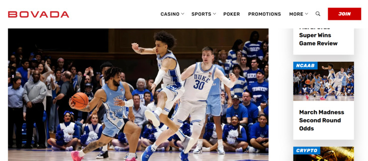 march madness betting sites Bovada NCAA