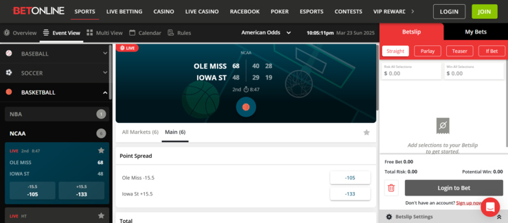 march madness betting sites Start NCAAB betting at BetOnline