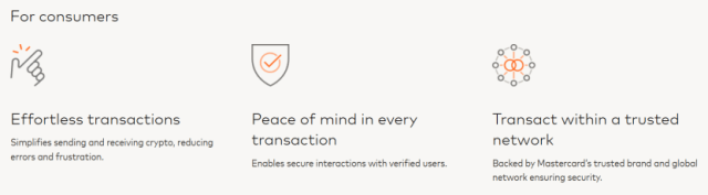 Mastercard Crypto Credential benefits 