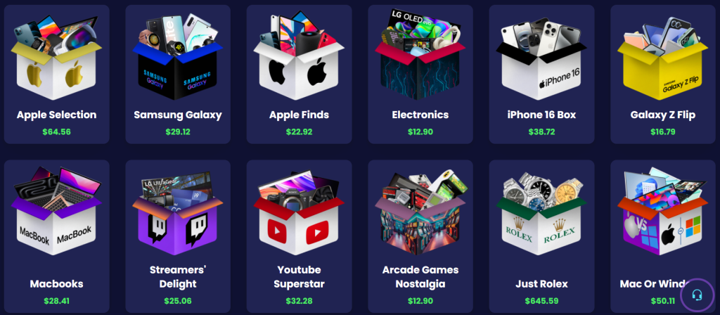 Mystery boxy na Jemlit