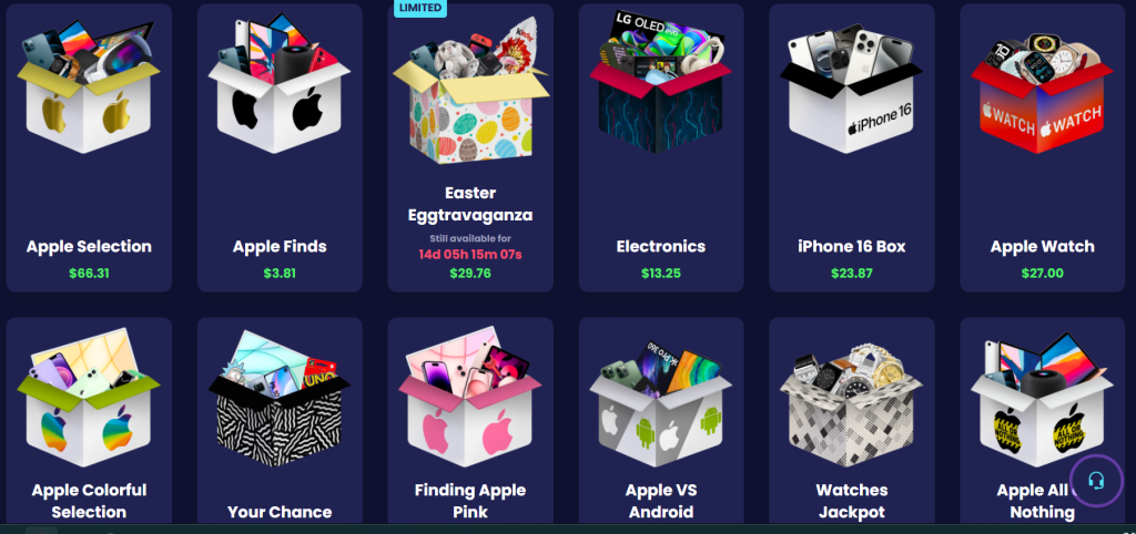 Apple mystery boxy na Jemlit