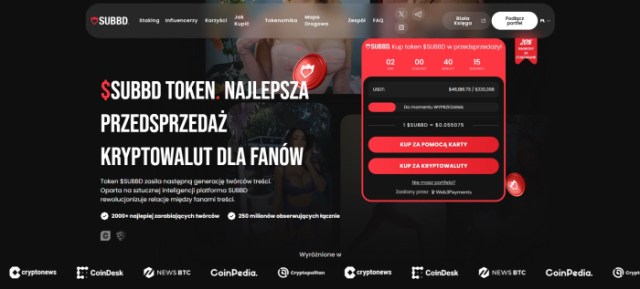 przedsprzedaż SUBBD krypto coin crypto strona główna