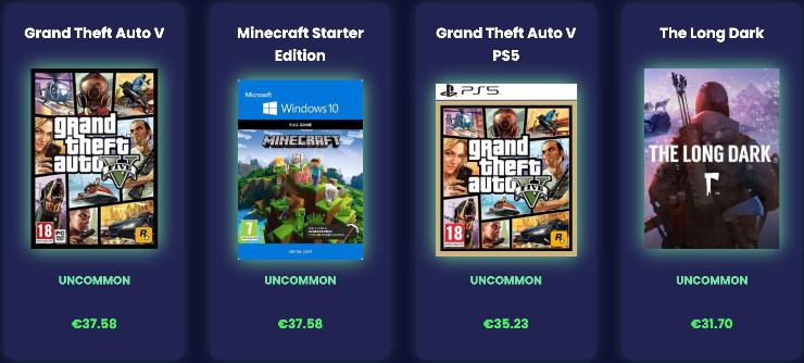 Minecraft mystery box