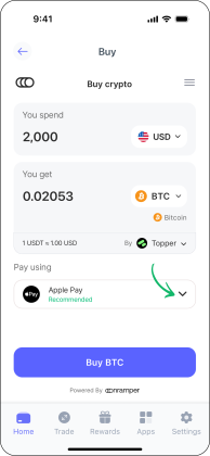 วิธีซื้อ Bitcoin บน Best Wallet 4