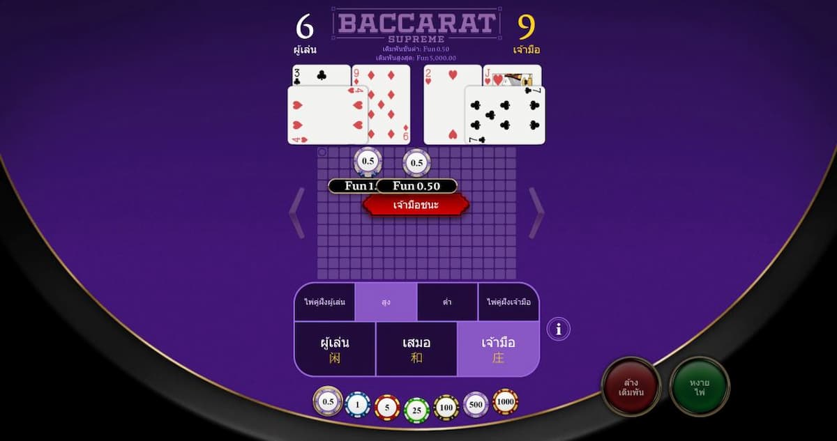  เจ้ามือจั่วและเปิดไพ่