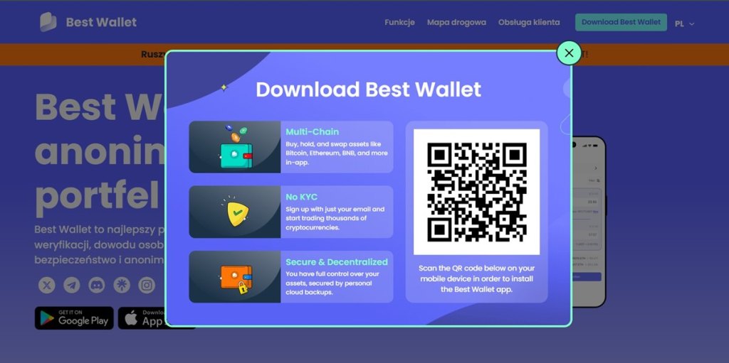 1. Wybierz platformę i załóż portfel kryptowalutowy