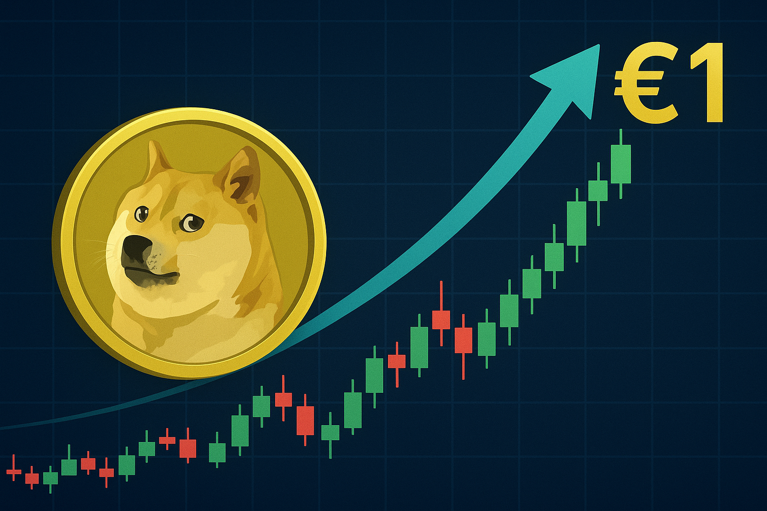 DOGE koers volgt historisch patroon – kan Dogecoin 1 euro worden?