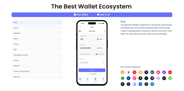Best Wallet ecosystem overview.