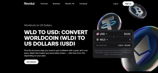 Buy WLD on Revolut