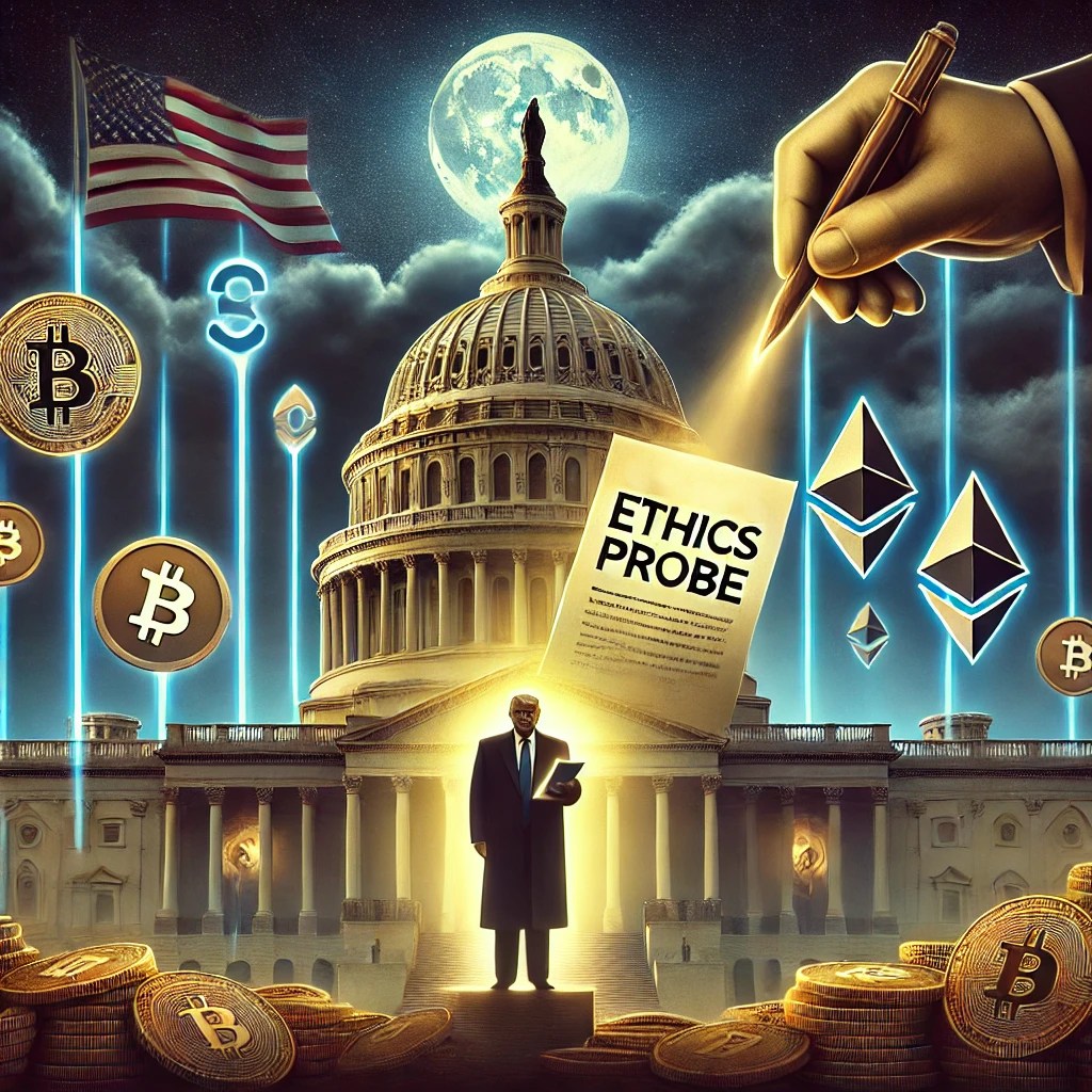 Trump’s Crypto Ties Under Fire: Senate Democrat Launches Ethics Probe