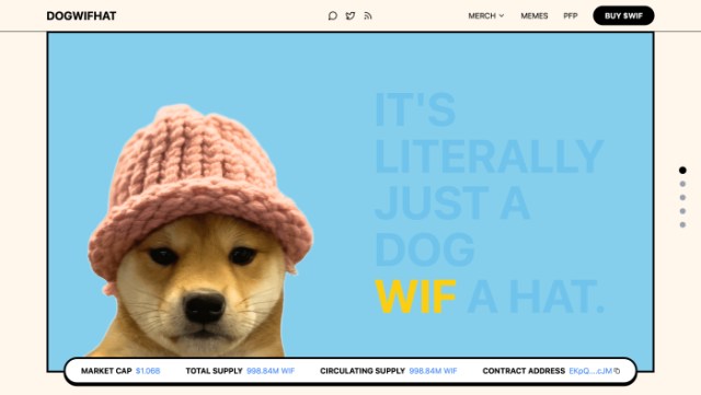 Dogwifhat website