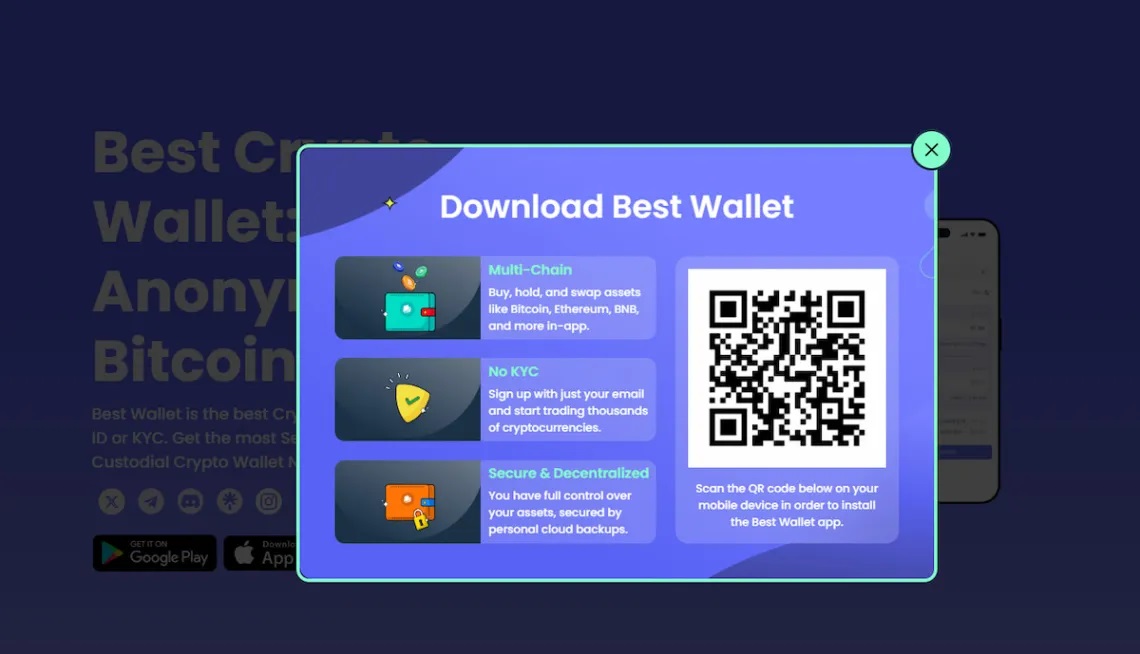 Kā nopirkt Ethereum izmantojot Best Wallet?