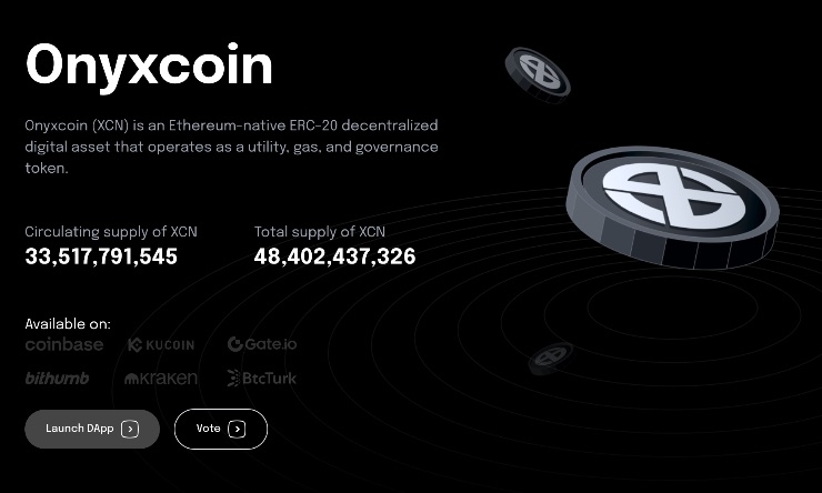 OnyxCoin XCN kryptomeny s potenciálom 1000x rastu ceny