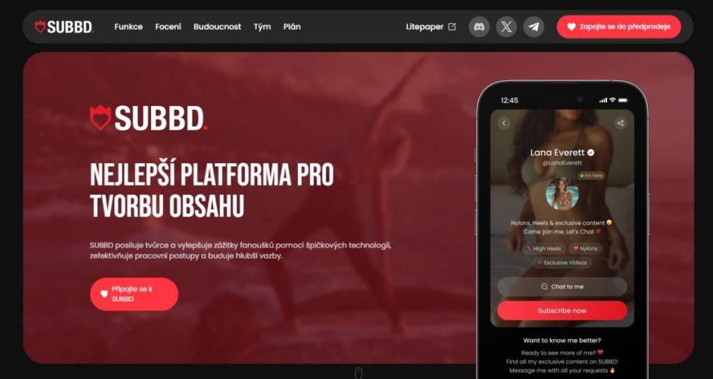 SUBBD ($SUBBD) – Nejen Disrupce, ale Osvobození Tvůrců